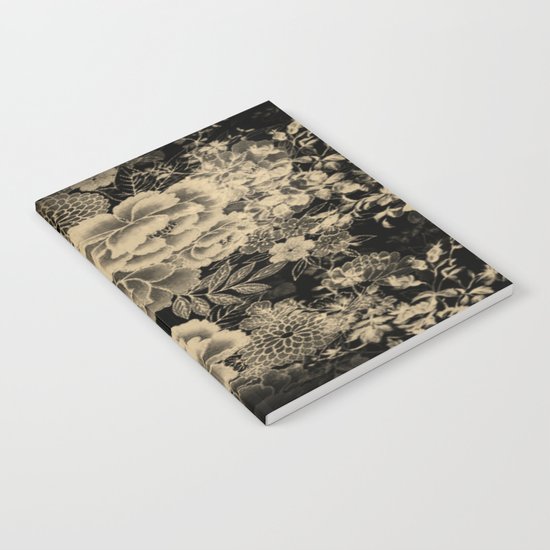 Vintage Floral Abstract Notebook