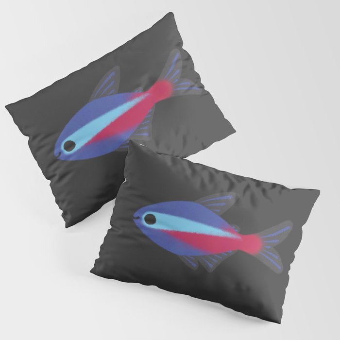 Cardinal tetra Pillow Sham