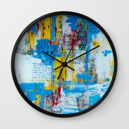 visions of Johanna Wall Clock