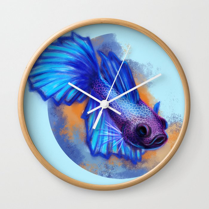 Betta Fish Wall Clock