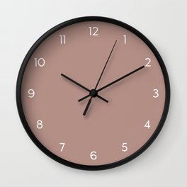 Boho Minimal Numbered Wall Clock // 168 Wall Clock