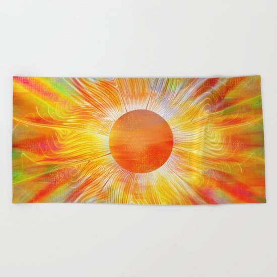 While the Sun Shines Beach Towel