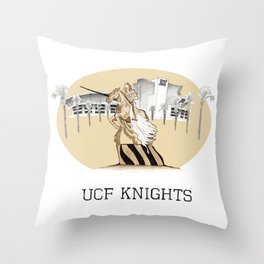 UCF Print Throw Pillow