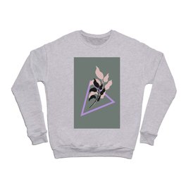 Eighties Leaf Geometry Crewneck Sweatshirt