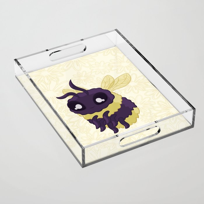 Bumbly Bumble Bee Acrylic Tray