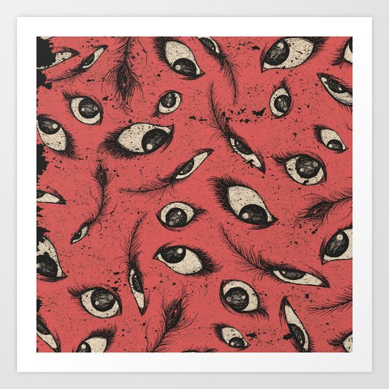 Pink Eye Art Print