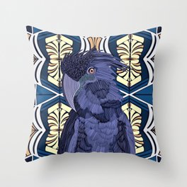 Red-tailed Black-Cockatoo Throw Pillow