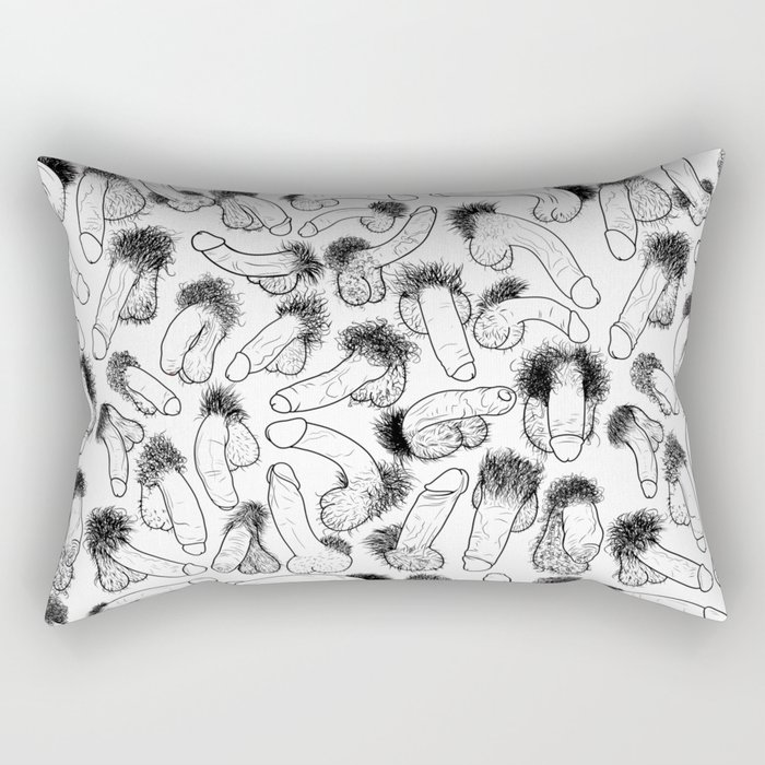 Peens Schlongs Weenies Rectangular Pillow