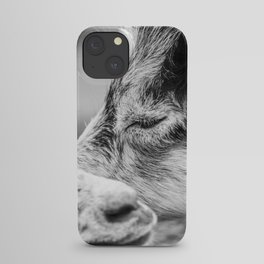 Moment of the Goats | Black and White iPhone Case