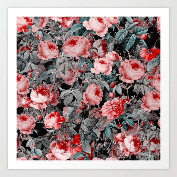 Rose Garden  Art Print