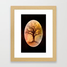 Amber Tree of Life framed artwork