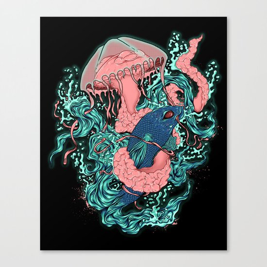 Jelly vs. Beta Canvas Print