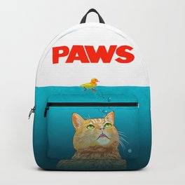 Paws! Backpack | Parody, Other, Catshark, Duckling, Cat, Funny, Ocean, Popular, Concept, Bohemian 