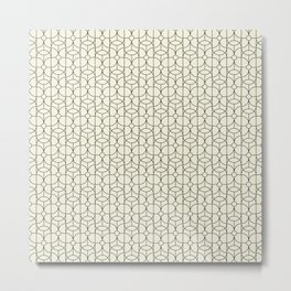 Mid Century Deco Line Floral Circle Print White Metal Print | Graphicdesign, Midcentury, Artmodene, Stylemoderne, Decoart, Lineart, Art, Deco, Print, Artdeco 