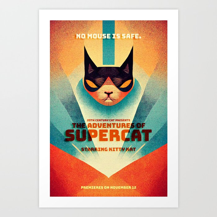 Supercat Art Print