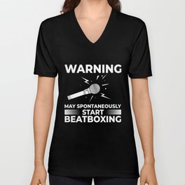 Beatboxing Music Challenge Beat Beatbox V Neck T Shirt