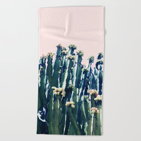 Cactus V5 #society6 #decor #buyart Beach Towel
