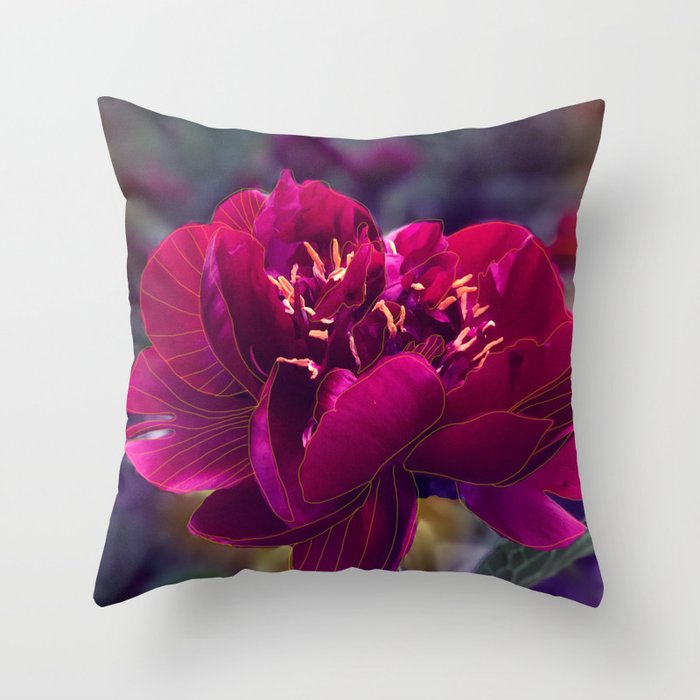 Cranberry colored throw hot sale pillows