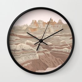 Badlands National Park Wall Clock