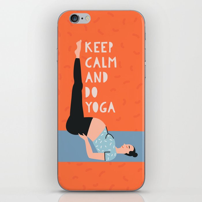Keep Calm And Do Yoga iPhone Skin