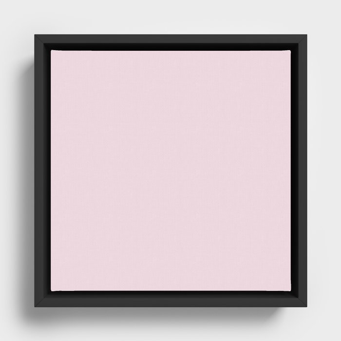 Pink Sand Castle Framed Canvas