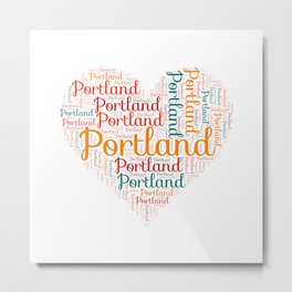 Portland honeymoon Metal Print