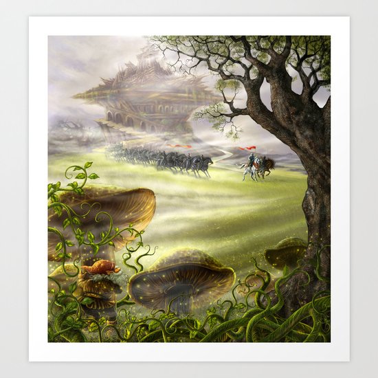 The dwarf. Art Print