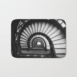 The Rookery Staircase Black and White Bath Mat | Stairs, Perspective, Spiralstaircase, Lasallest, Photo, Therookery, Chicago, Staircase, Architects, Architecture 