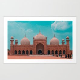 The Badshahi Mosque, Lahore, Pakistan Art Print