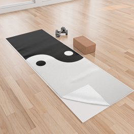 Yin And Yang Sides Yoga Towel