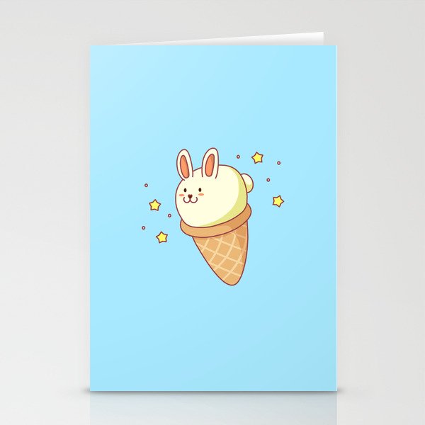 Bunny-lla Ice Cream Stationery Cards