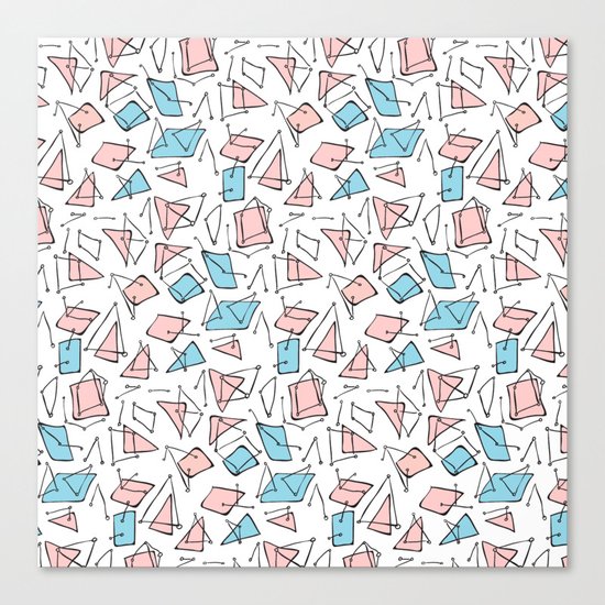 Pastel expression Canvas Print