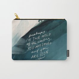 In The Wild Carry-All Pouch | Style, Watercolor, Artist, Dorm, Home, Art, Paint, Color, Office, Travel 