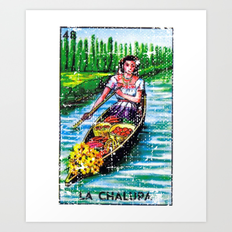 La chalupa loteria card La chalupa loteria card