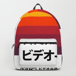 VHS cassette, case T-120, Japan edition Backpack