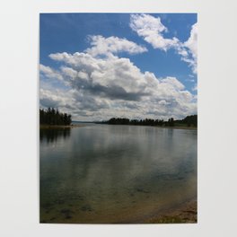 Yellowstone Lake View Poster