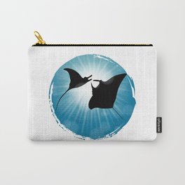 Manta Ray Underwater Aquatic Animals Carry-All Pouch