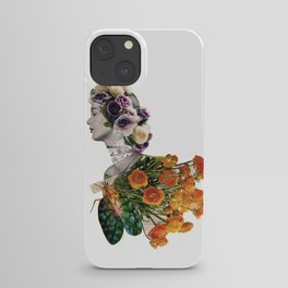 Retro Floral Collage / you never brought me flowers so I became my own bouquet iPhone Case