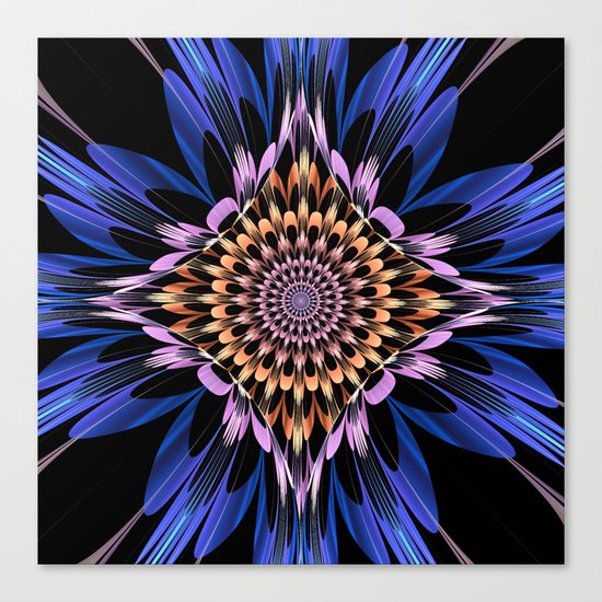 Petals burst Canvas Print
