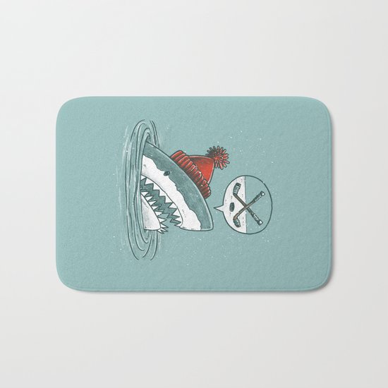 Hockey Shark Bath Mat