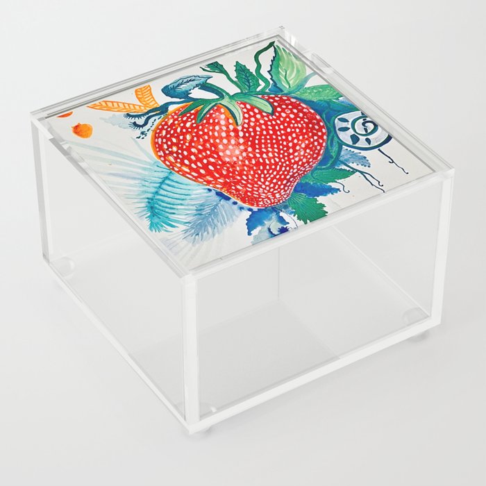 Strawberry  Acrylic Box