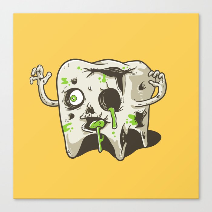 Tooth Decay Canvas Print