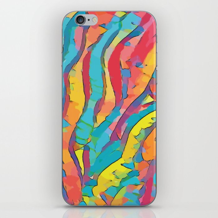 Rhythm of Life - Colorful waves iPhone Skin