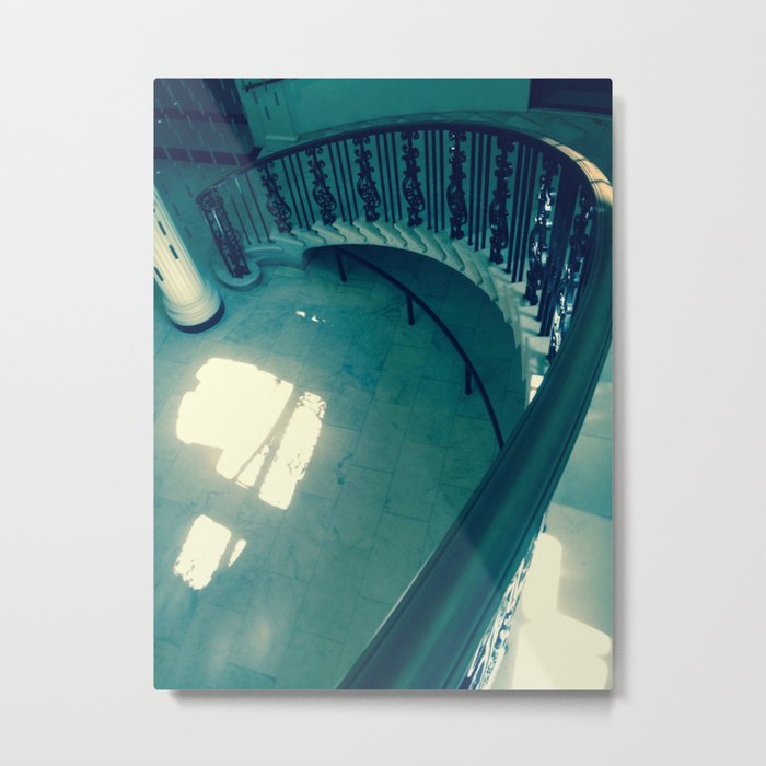 Spiral Staircase Metal Print
