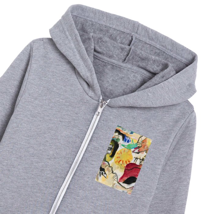 Wassily Kandinsky Improvisation 27 (Garden of Love II) (1912) Kids Zip Hoodie