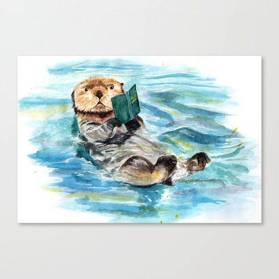 Otter Canvas Print