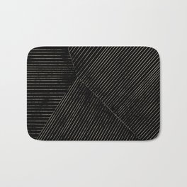 Modern lines- Black Bath Mat