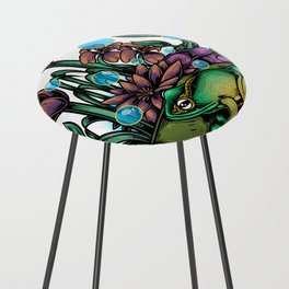 swamp bubble frog Counter Stool