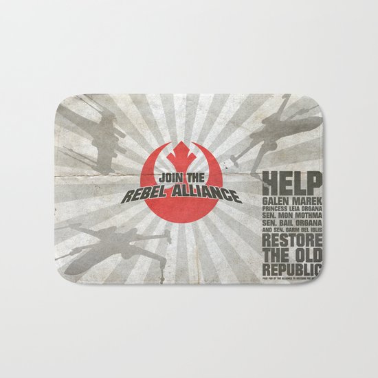 Join the Rebel Alliance Bath Mat