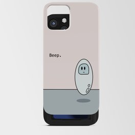 Beep, The Useless Floating Robot iPhone Card Case